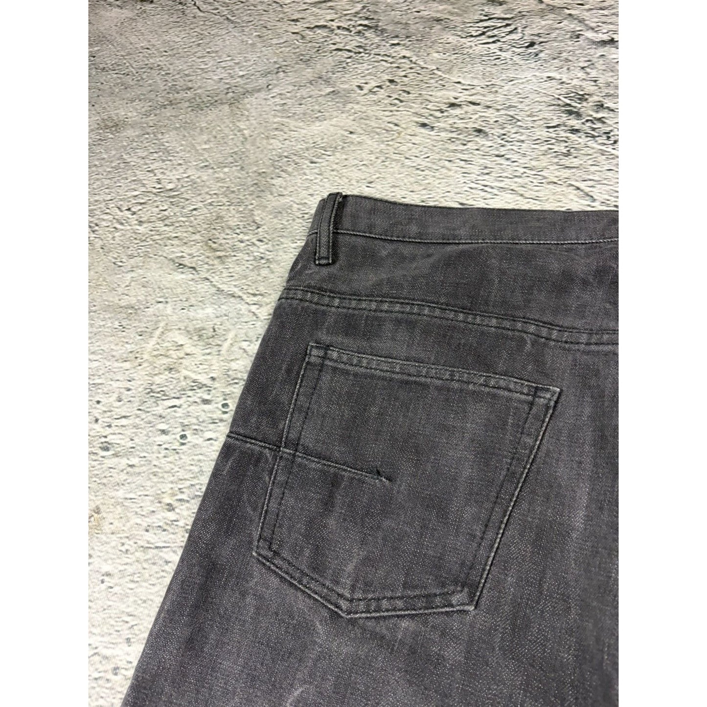 Dior Jeans Raw denim gray sevedge Hedi Siimane