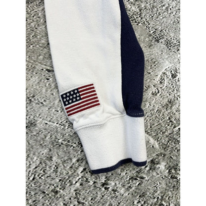 Chief Keef Polo Ralph Lauren zip sweatshirt white USA