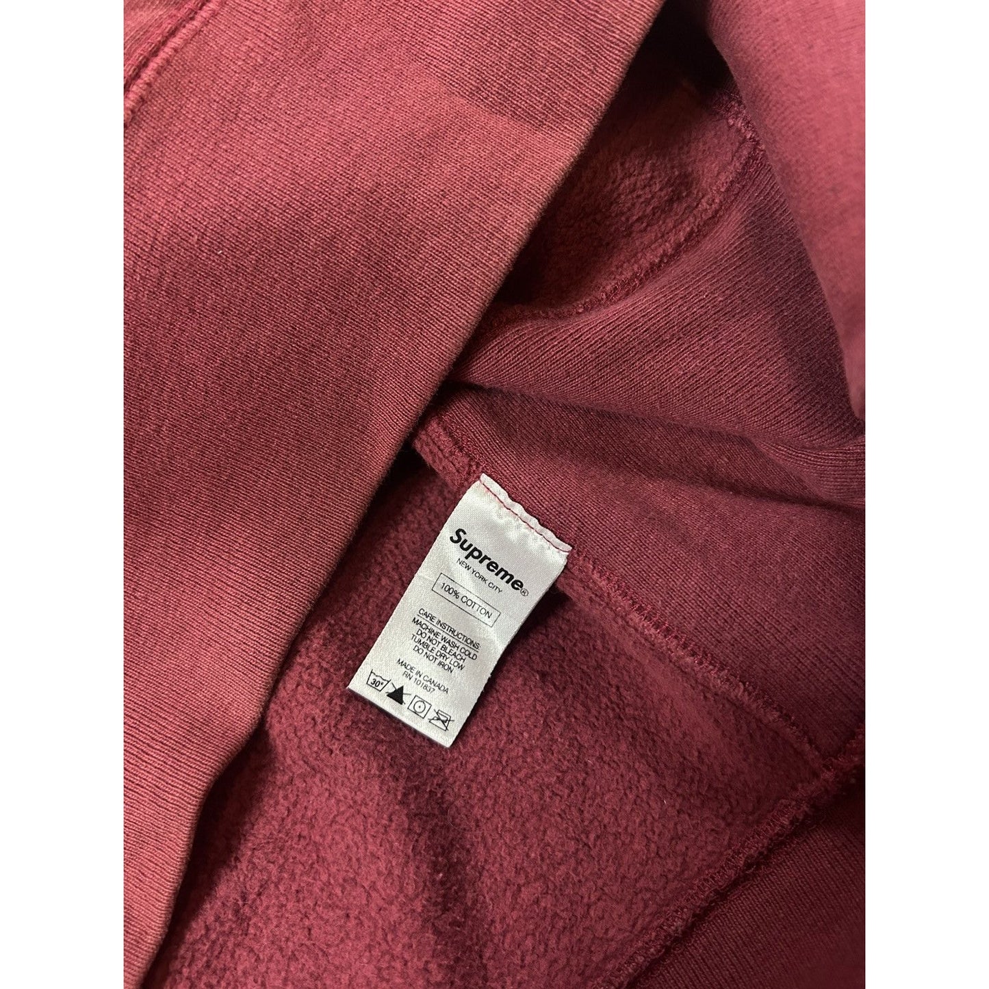 Supreme x Blade whole car hoodie red FW16