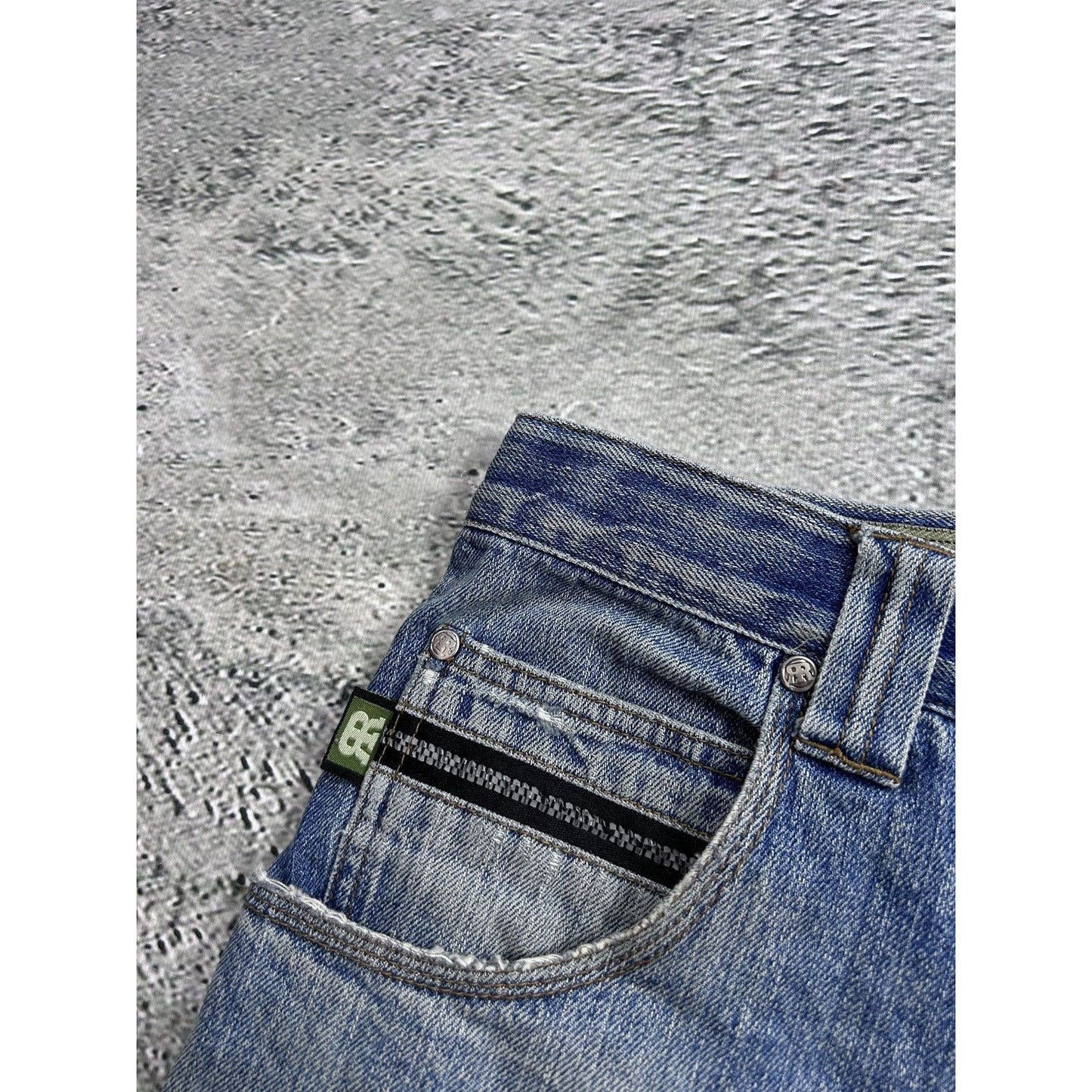Pelle Pelle vintage blue jeans Richroot Y2K baggy denim