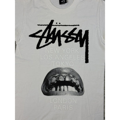 Stussy Rick Owens 40th Anniversary Logo World Tour Tee Shirt