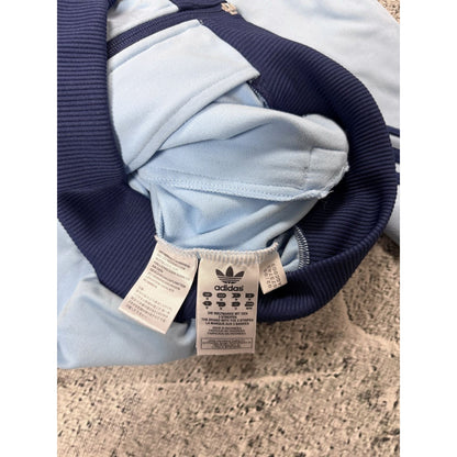 Adidas zip sweatshirt navy track jacket baby blue Espana 82