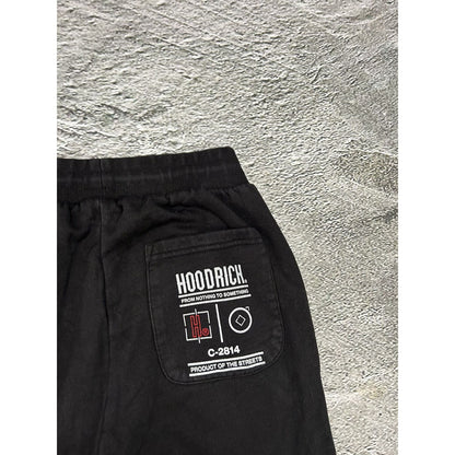 Hoodrich Cargo Jogger Sweatpants Black reflective