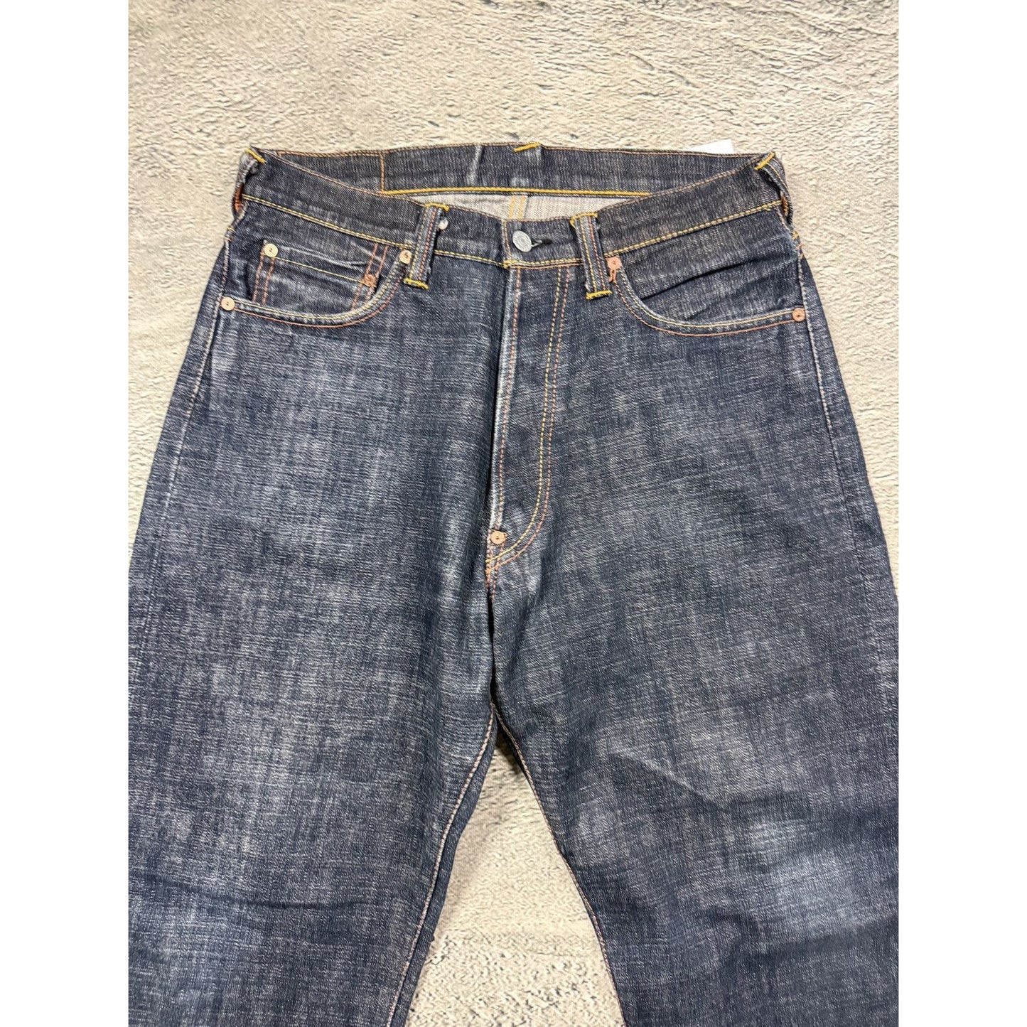 Evisu Japan Golden vintage selvedge daicock jeans big logo
