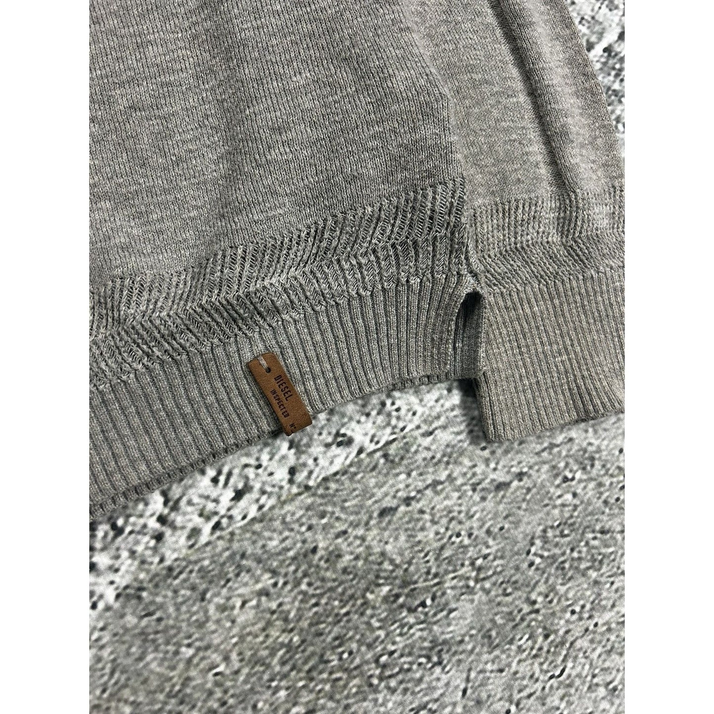 Diesel sweater button up grey Y2K vintage cardigan