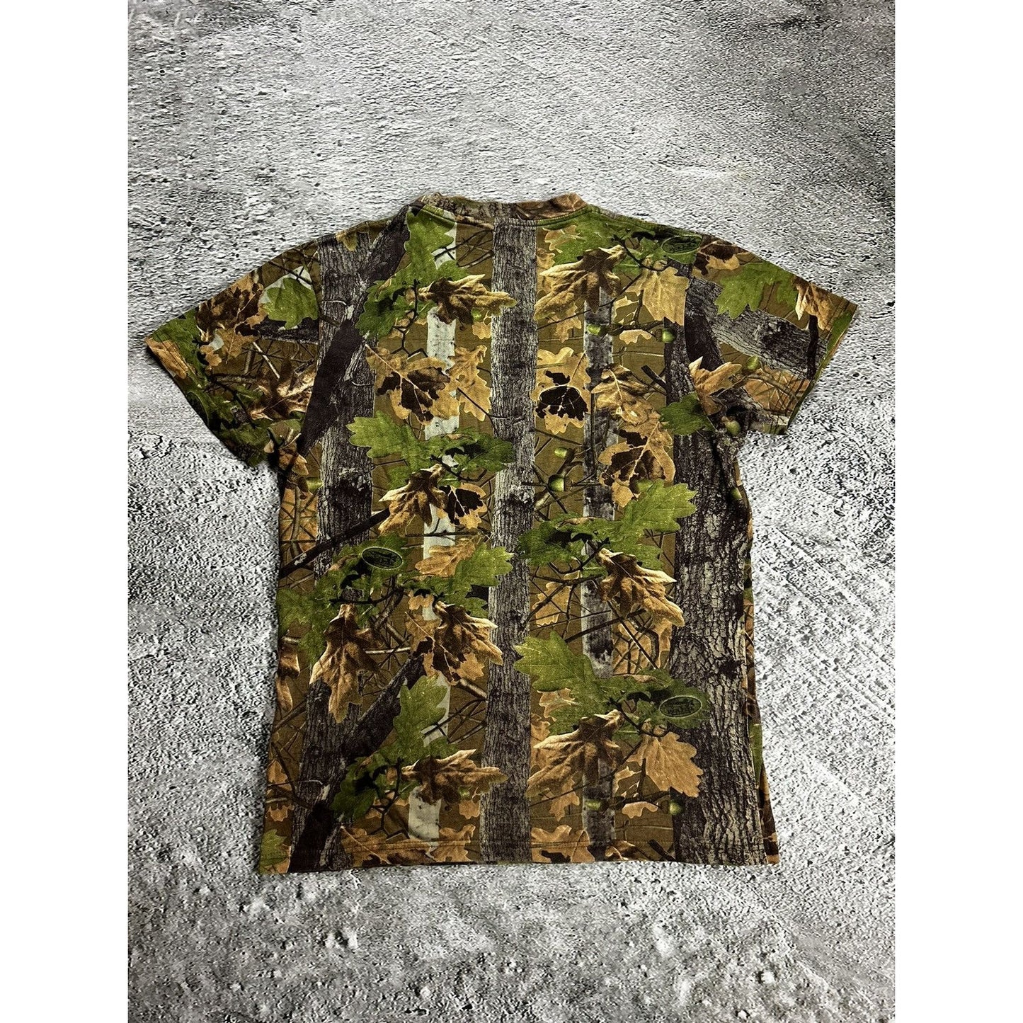 Vintage Real Tree T Shirt Tee Baggy Jack Pyke Military 90s