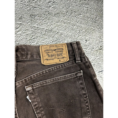 Levi’s vintage brown jeans 90s denim pants made in Italy