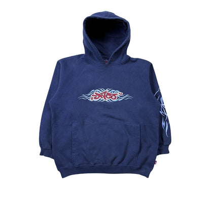 JNCO Hoodie Y2K vintage blue navy big logo