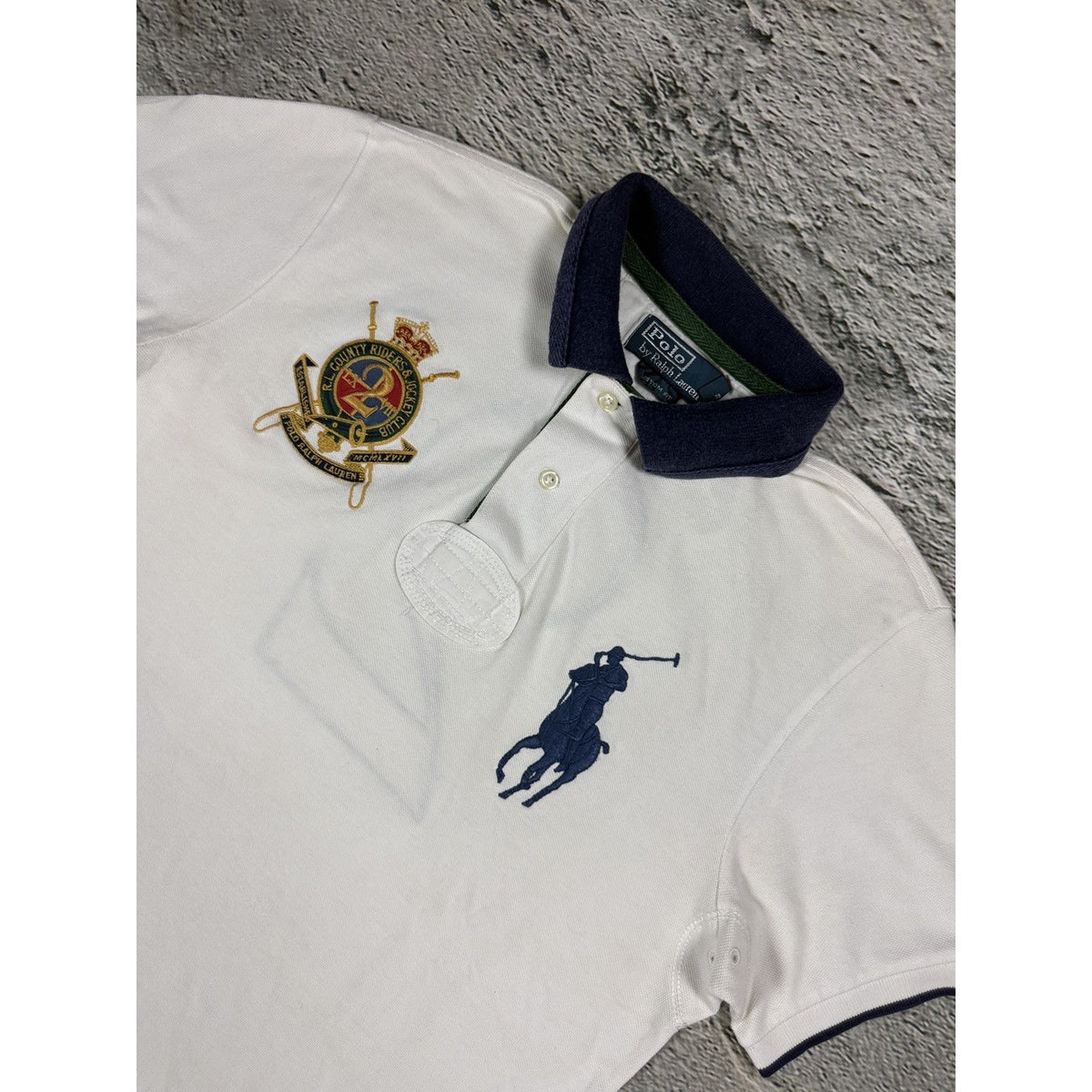 Chief Keef Polo Ralph Lauren vintage white big pony