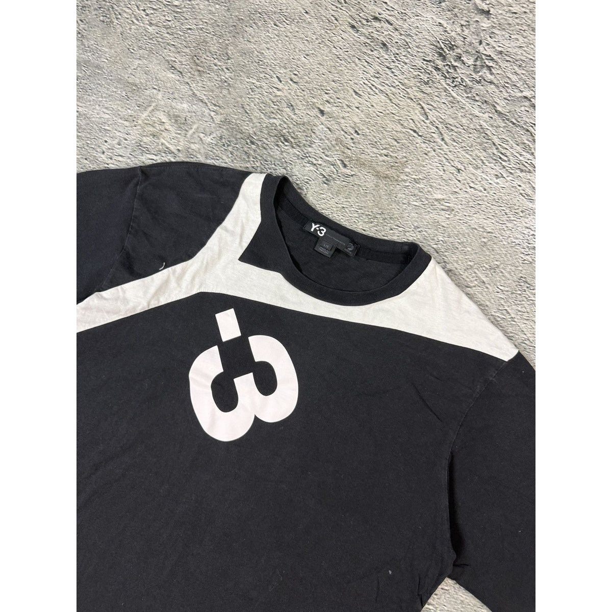 Y-3 Yohji Yamamoto adidas logo t-shirt big logo