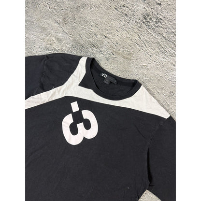 Y-3 Yohji Yamamoto adidas logo t-shirt big logo