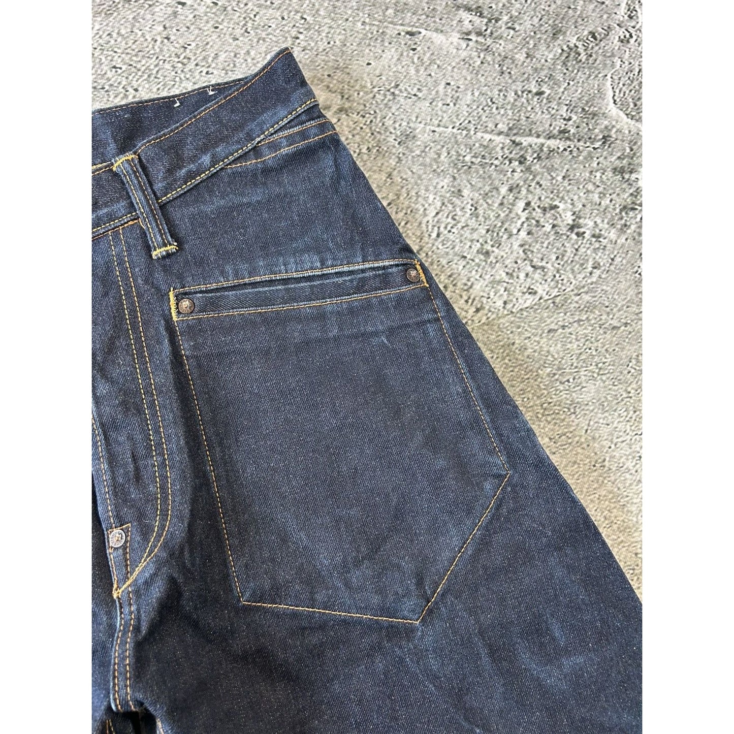 Evisu jeans vintage inside out selvedge red embroidery