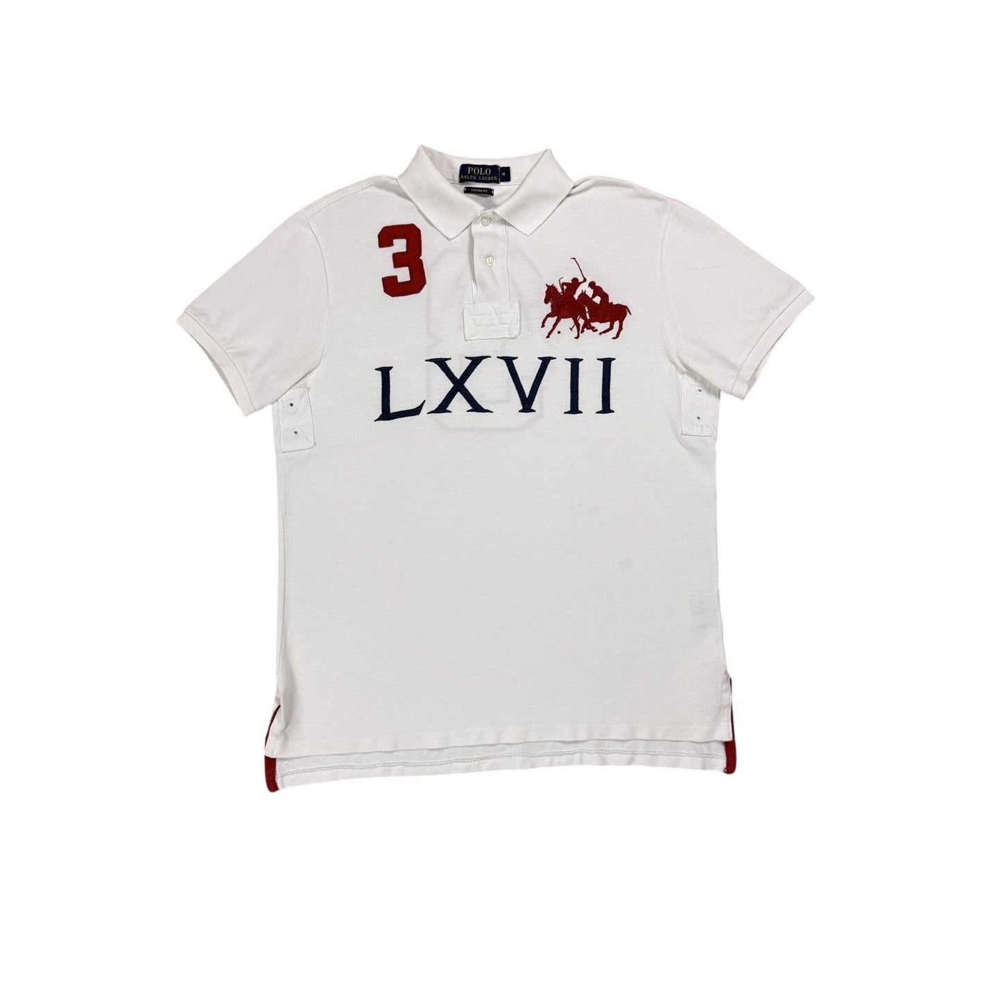 Chief Keef Polo Ralph Lauren white red big pony 67