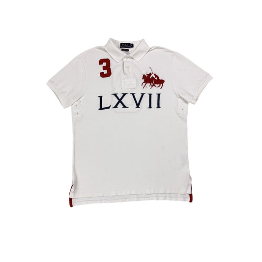 Chief Keef Polo Ralph Lauren white red big pony 67