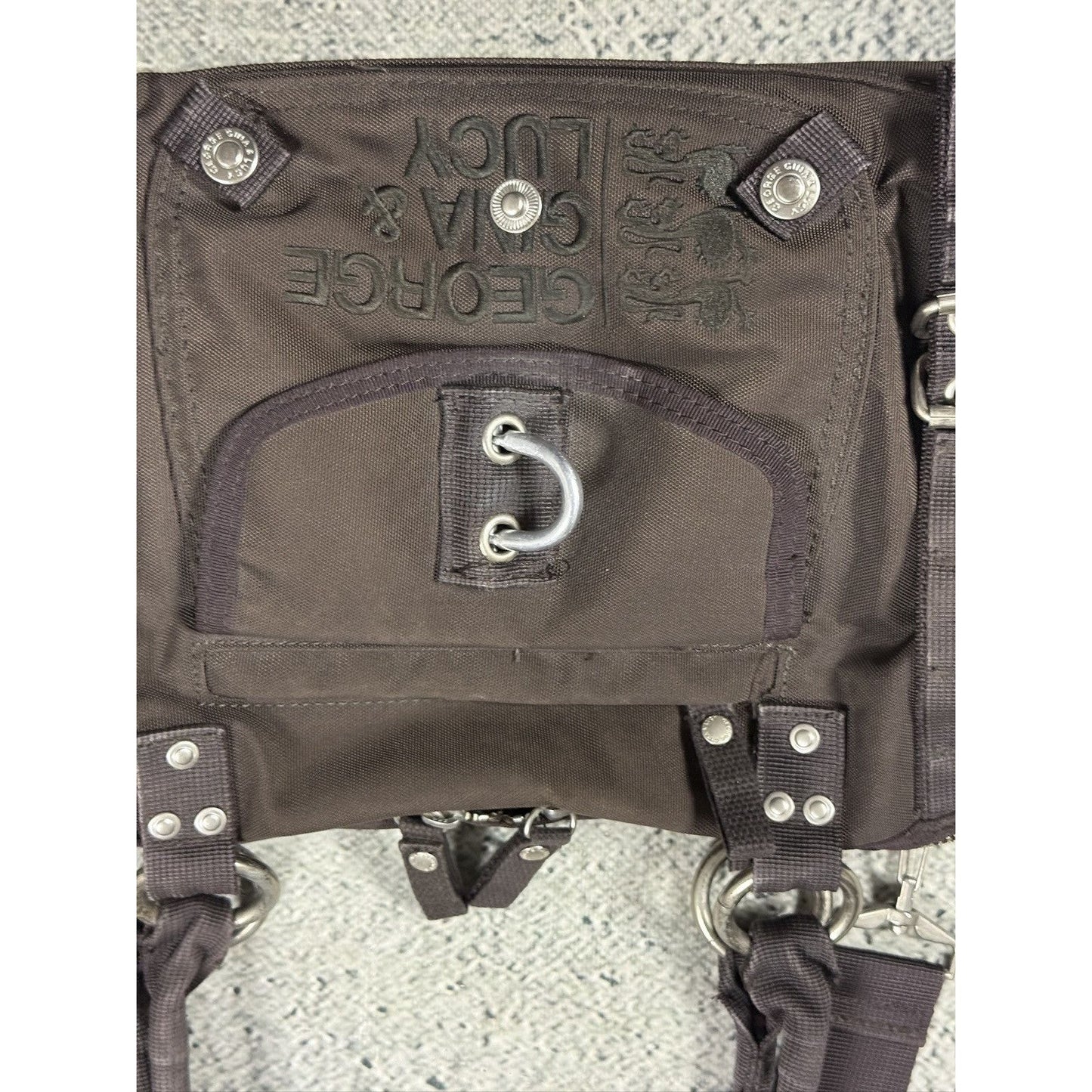 George Gina & Lucy crossbody paradise angel bag Y2K Brown