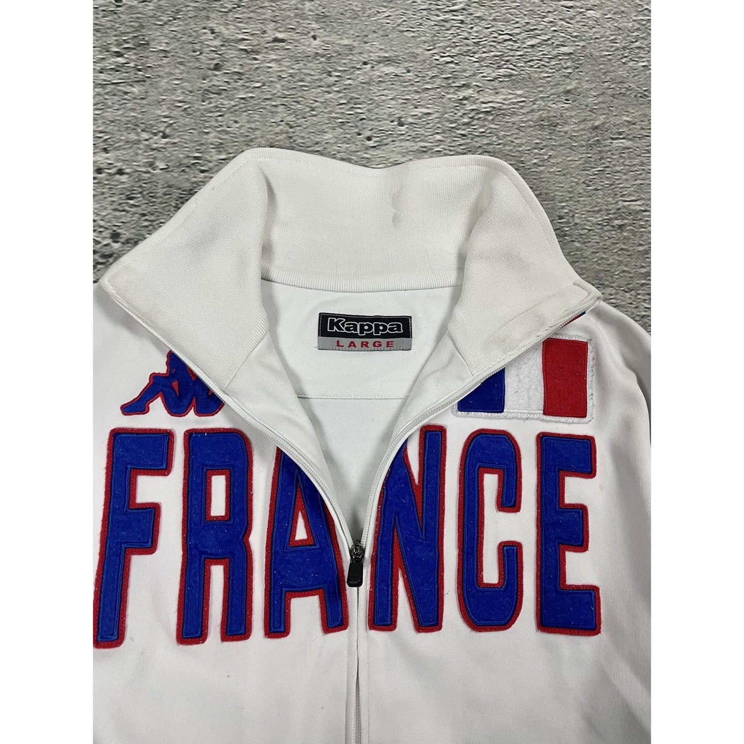 France Kappa vintage track jacket training zip sweatshirt