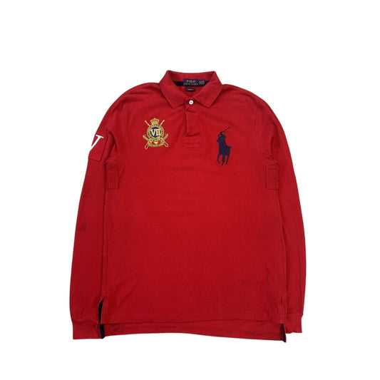 Chief Keef Polo Ralph Lauren red longsleeve big pony