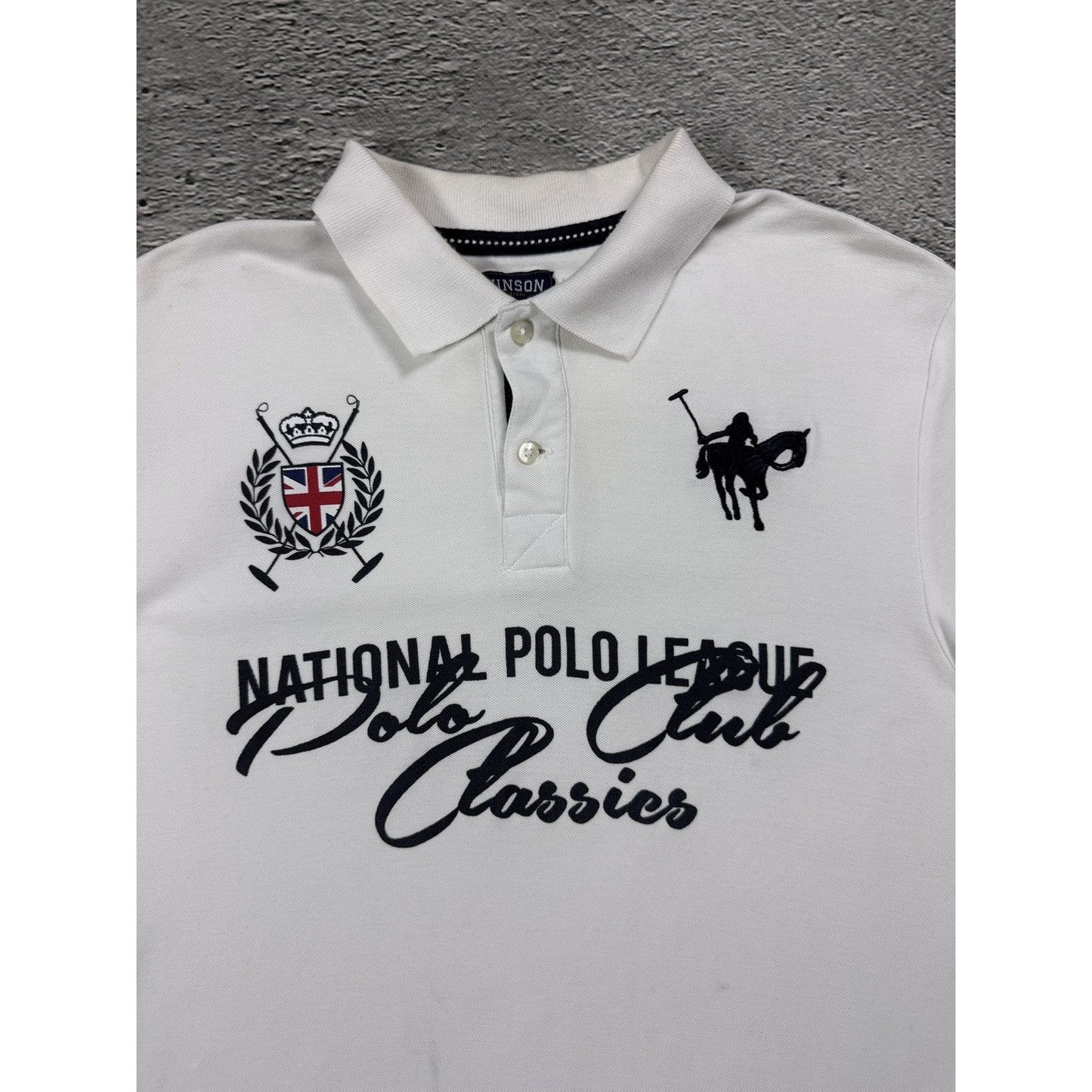 Chief Keef Polo UK England navy t-shirt Vinson Polo Club