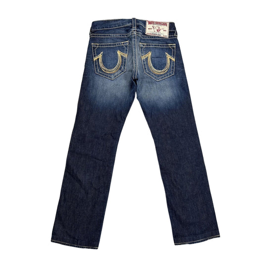 True Religion vintage blue jeans Rainbow Ricky thick stitch