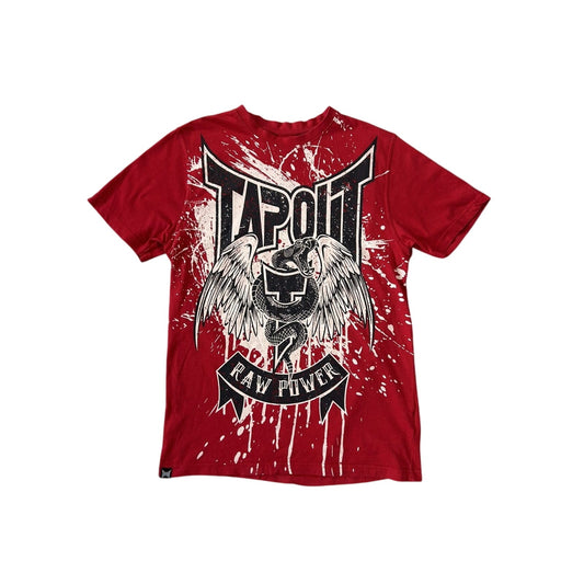 Tapout Vintage Y2K T-shirt big logo red