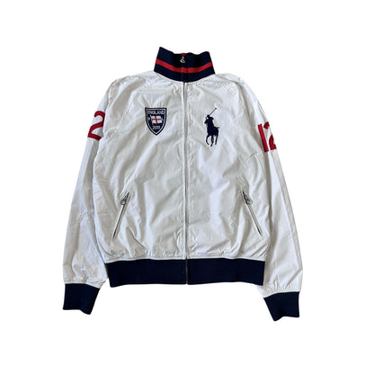 Chief Keef Polo Ralph Lauren bomber jacket England white