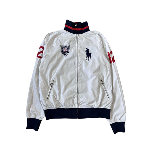 Chief Keef Polo Ralph Lauren bomber jacket England white