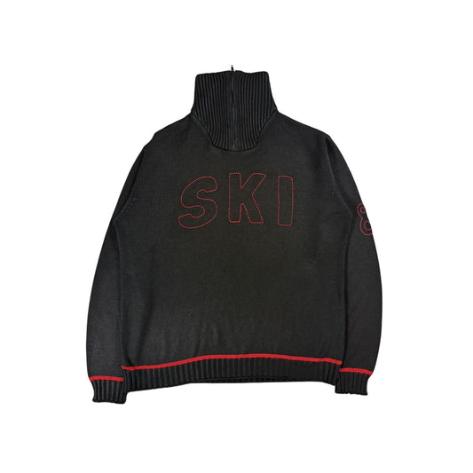 Dolce & Gabbana vintage sweater turtleneck big logo knit SKI