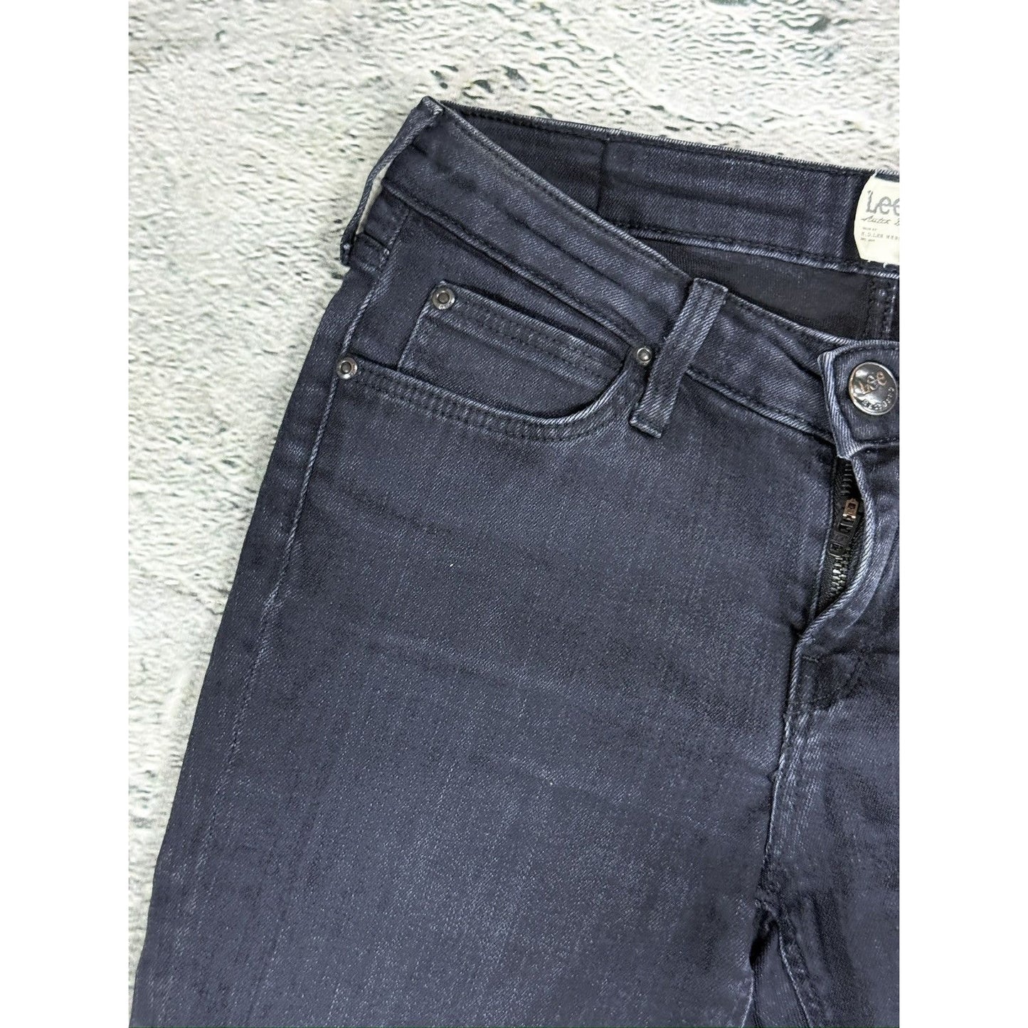 Lee skinny jeans denim pants Y2K black