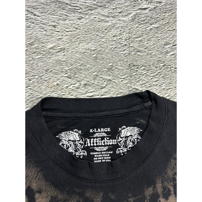 Affliction Vintage black T-shirt Y2K