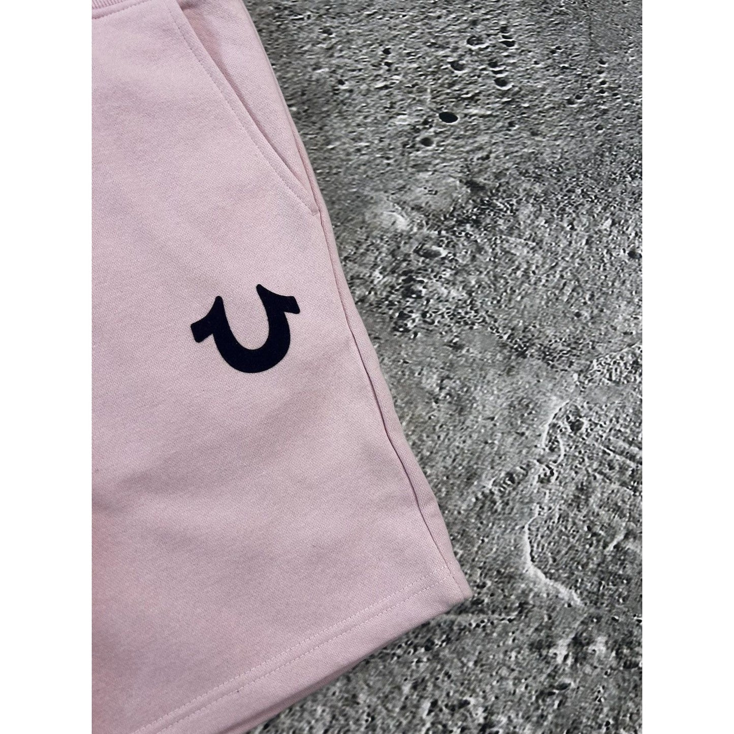 True Religion shorts pink Y2K vintage swag sweatshorts