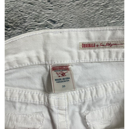 True Religion vintage white jeans Ricky