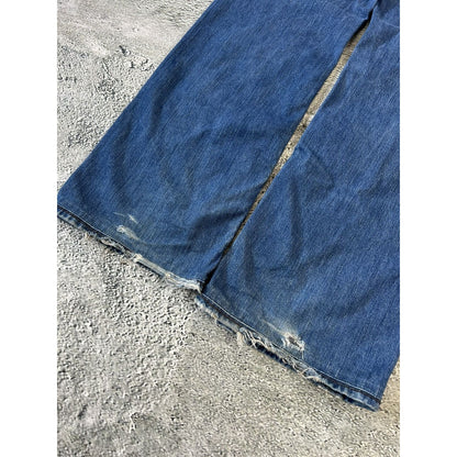 True Religion vintage blue jeans Ricky thick stitching Y2K