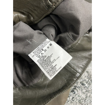 Diesel leather jacket brown vintage avant garde