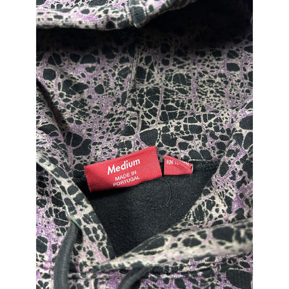 Supreme marble hoodie purple web