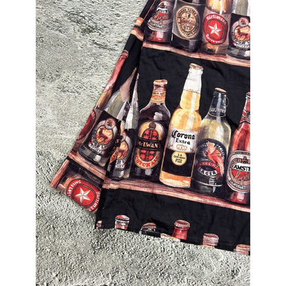 Angelo Litrico Beer Shirt full print longsleeve button-up