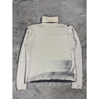 Just Cavalli turtleneck sweater grey beige