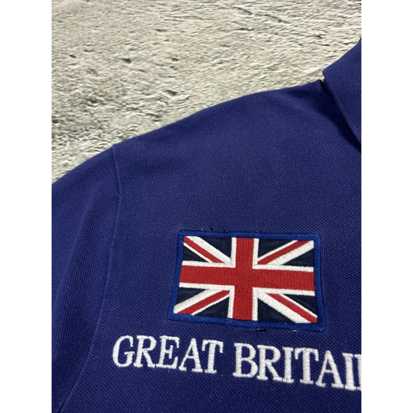 Chief Keef Polo Ralph Lauren Great Britain vintage blue navy