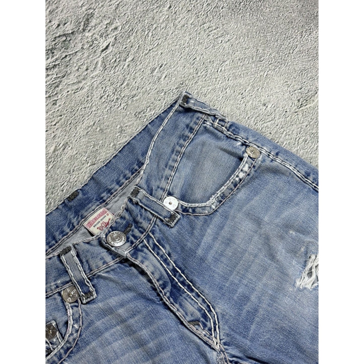 True Religion jeans vintage Bobby denim pants straight
