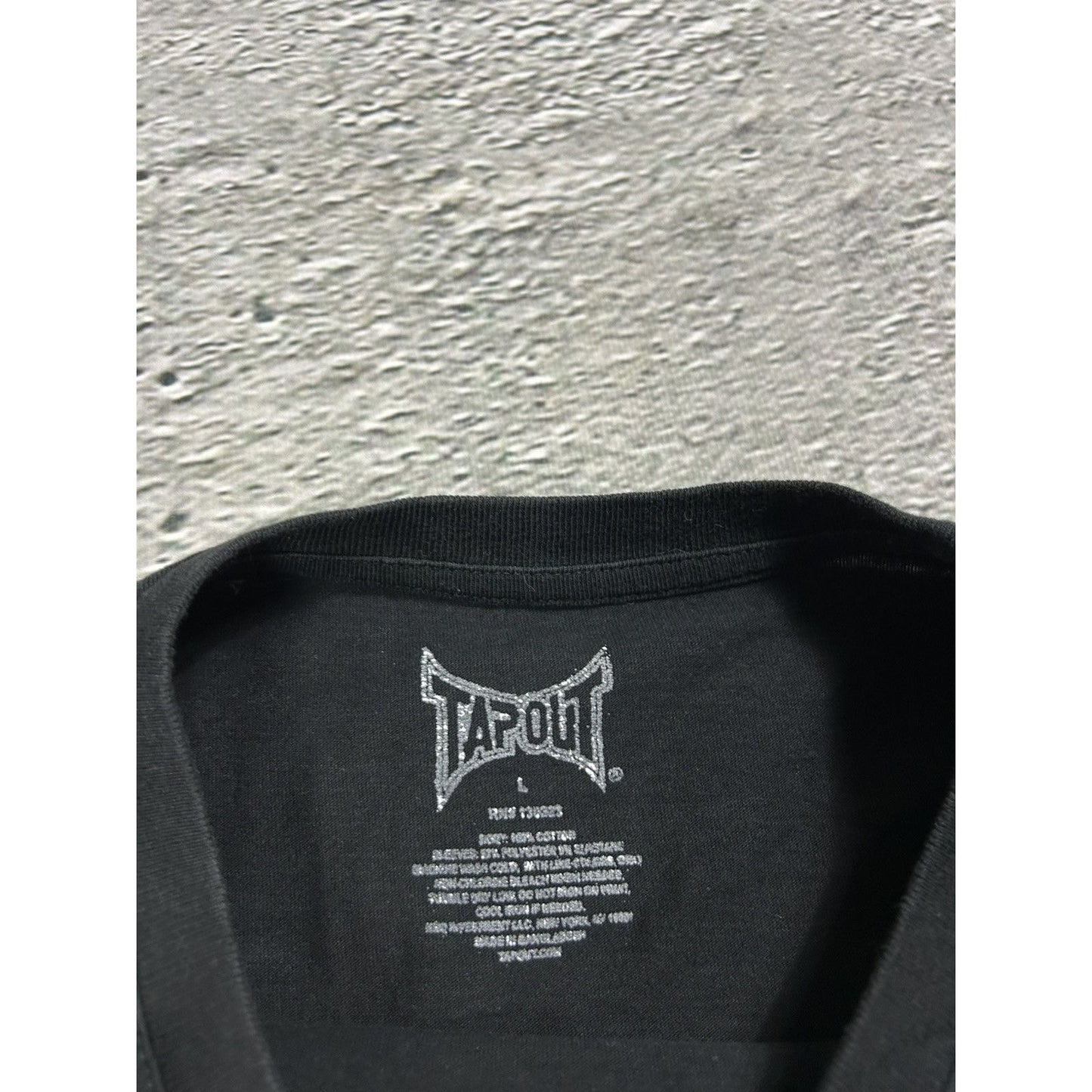 Tapout longsleeve with T-shirt black grey Y2K