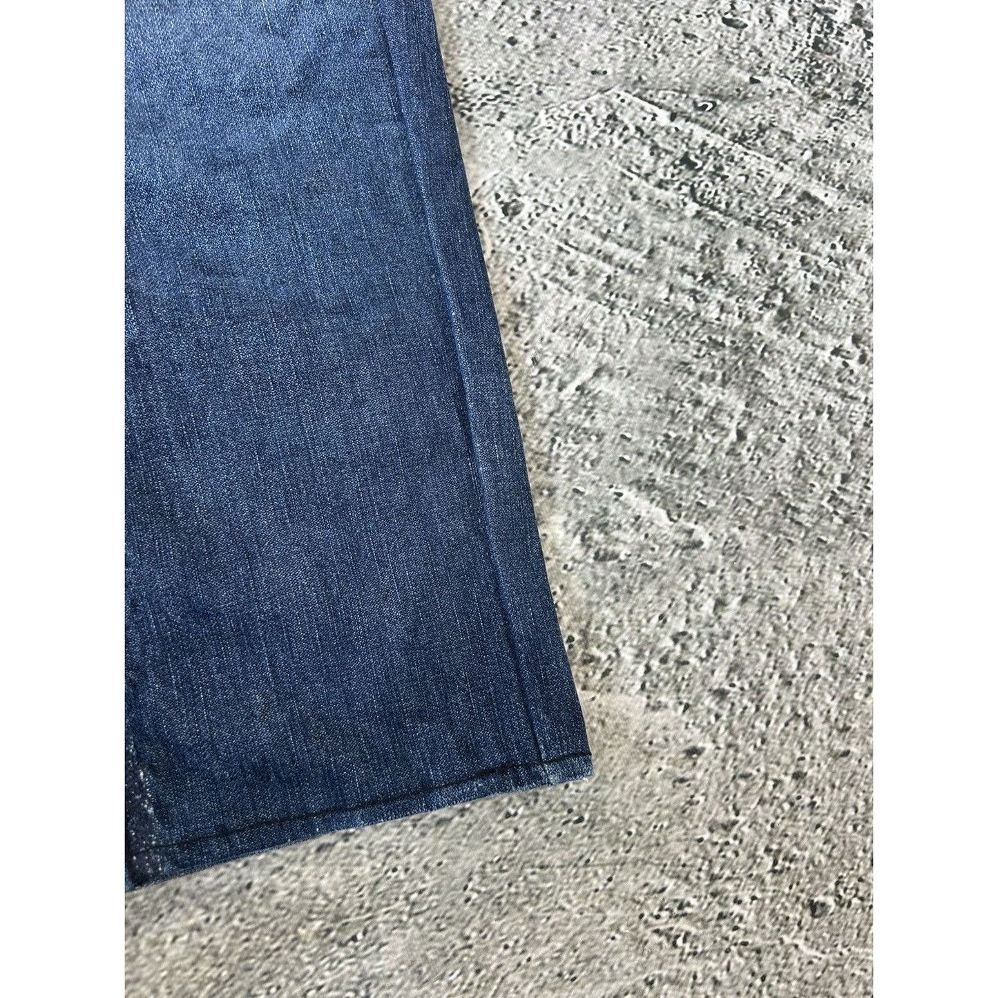 True Religion blue jeans black thick stitching Y2K Bobby