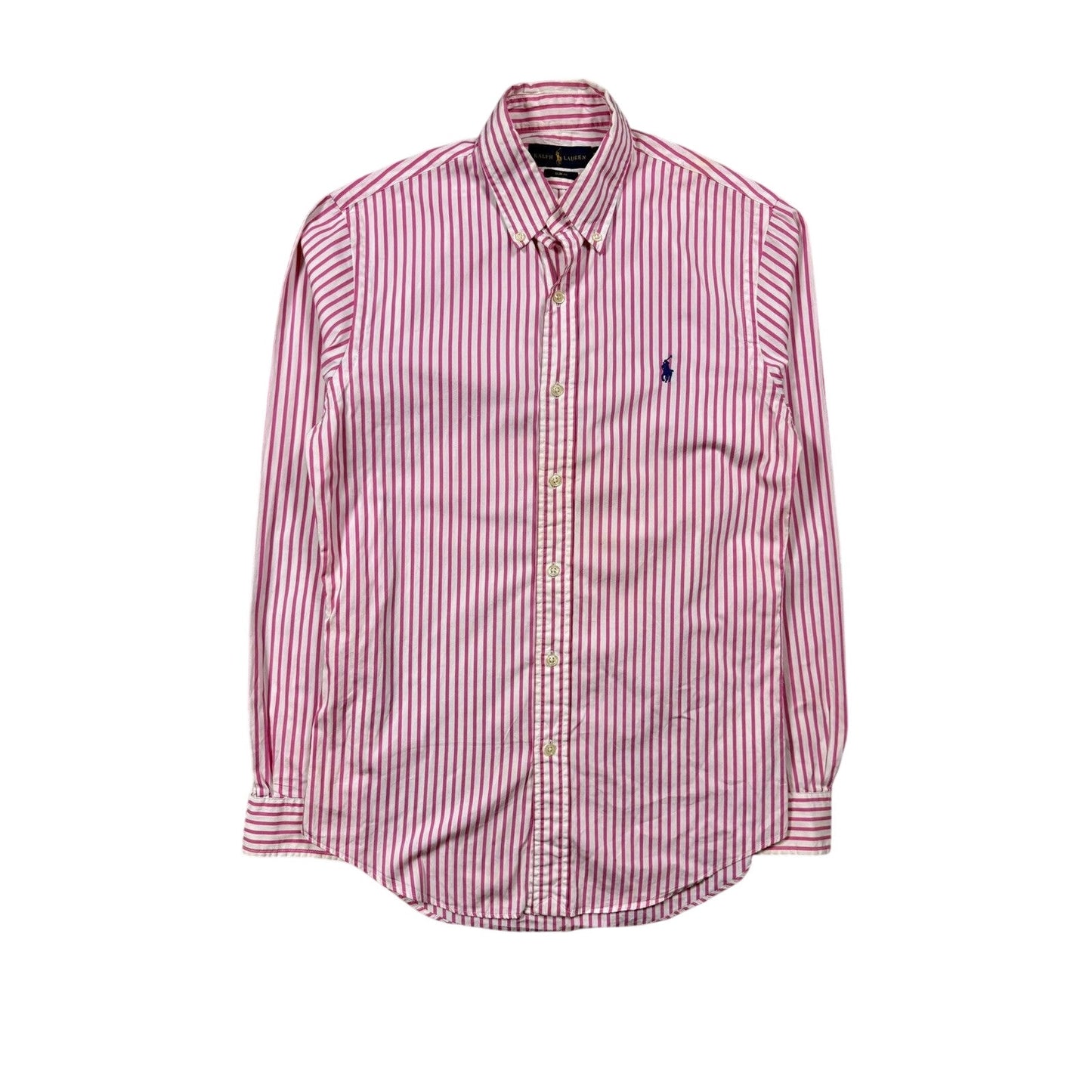 Polo Ralph Lauren pink shirt button up longsleeve striped
