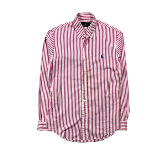 Polo Ralph Lauren pink shirt button up longsleeve striped