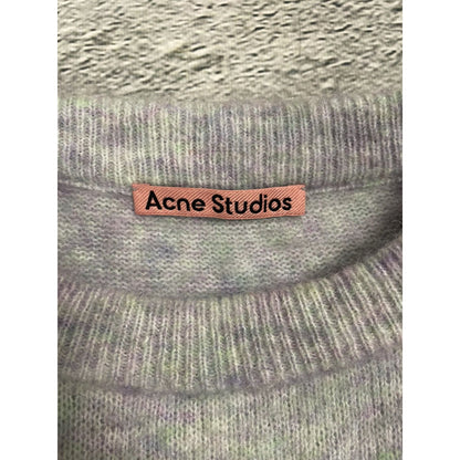 Acne Studios mohair sweater grey purple green