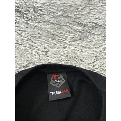 Tribal Y2K longsleeve black big logo USA streetwear crewneck