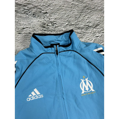 Marseille Adidas track suit black blue pants jacket vintage