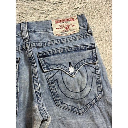 True Religion jeans vintage washed blue denim pants bootcut