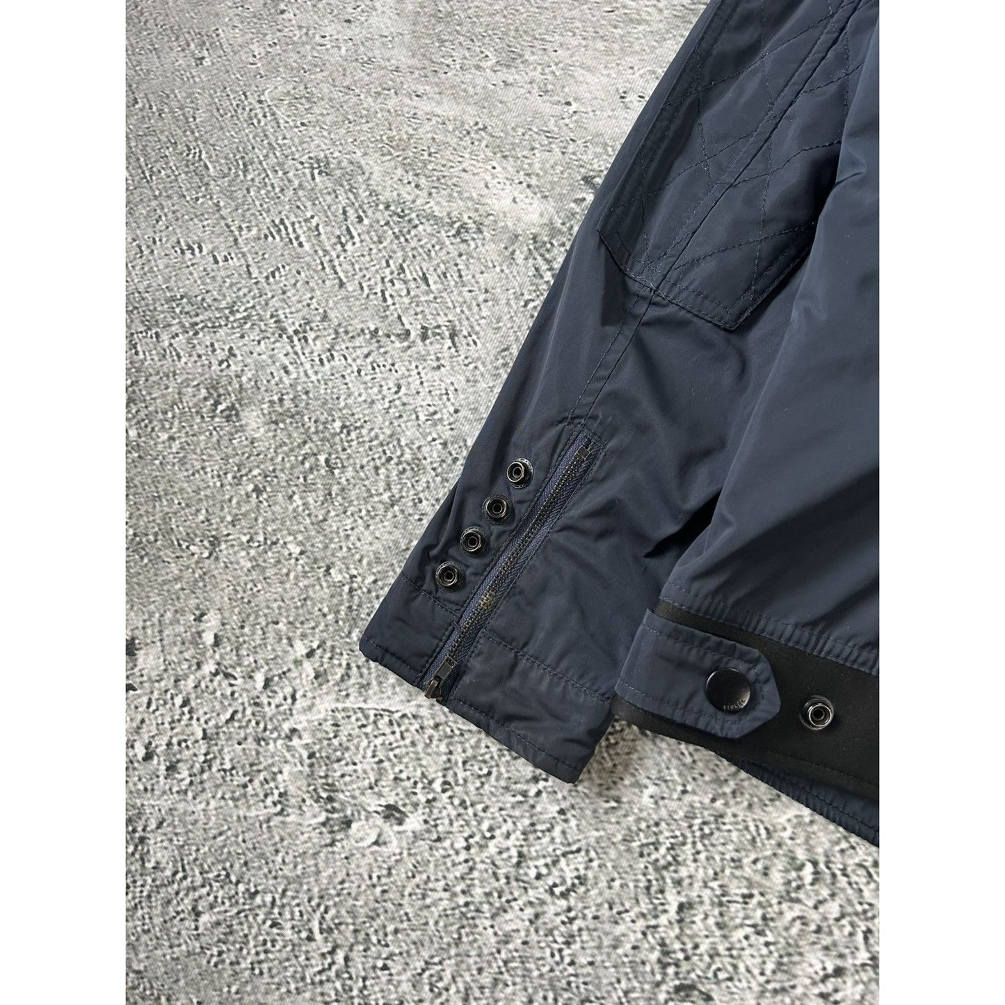 Diesel nylon jacket navy blue bomber vintage Y2K