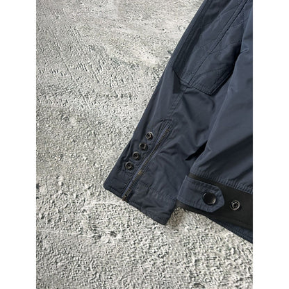 Diesel nylon jacket navy blue bomber vintage Y2K