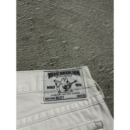 True Religion vintage white jeans Ricky