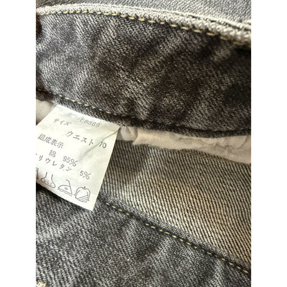 Vintage Y2K flared grey jeans studded